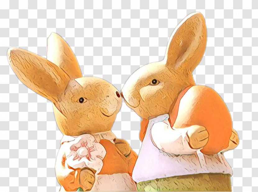 Domestic Rabbit Stuffed Animals & Cuddly Toys Product Orange S.A. - Plush Transparent PNG