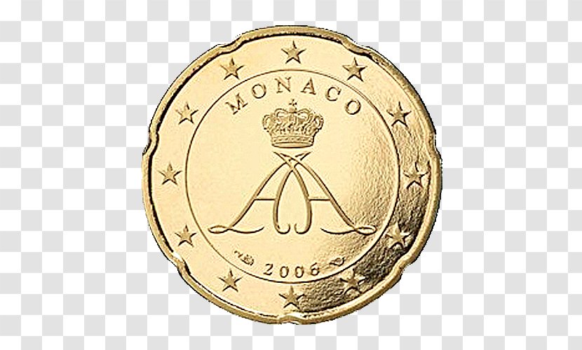 Monégasque Euro Coins 20 Cent Coin 1 10 - 2 Transparent PNG