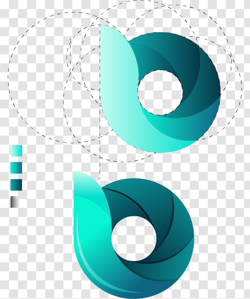 Product Design Angle Circle Graphics - Teal - Aburrido Icon Transparent PNG
