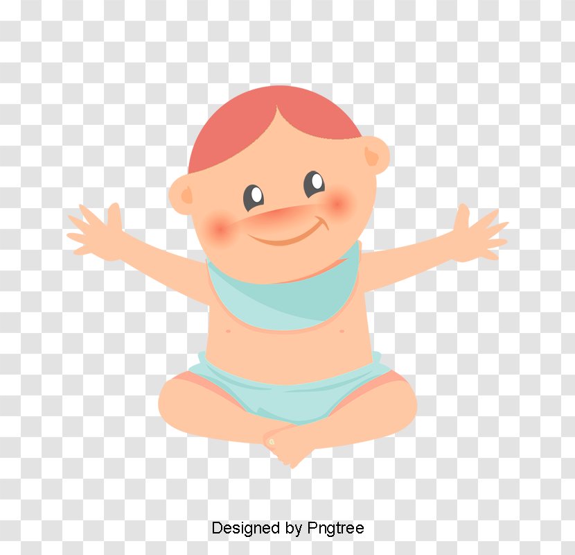 Infant Child Clip Art Vector Graphics - Moro Reflex Transparent PNG