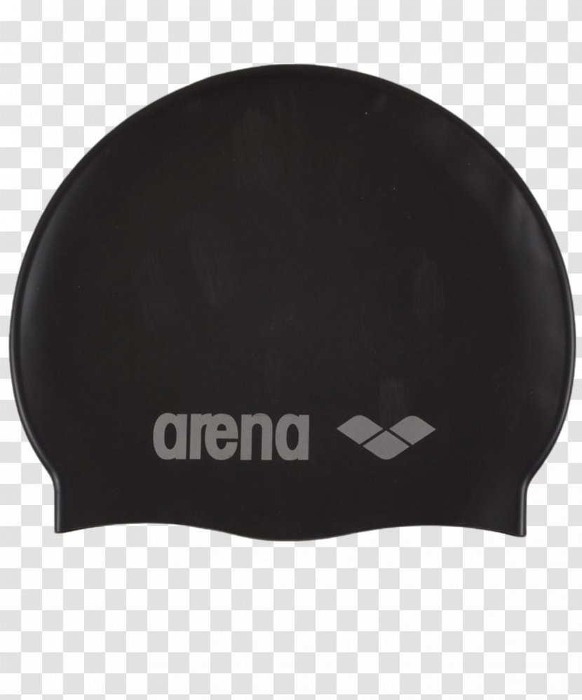 Swim Caps Swimming Arena Silicone - Black Transparent PNG