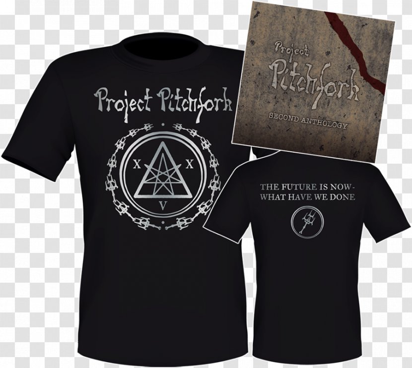 T-shirt Project Pitchfork Second Anthology Logo - Book Transparent PNG
