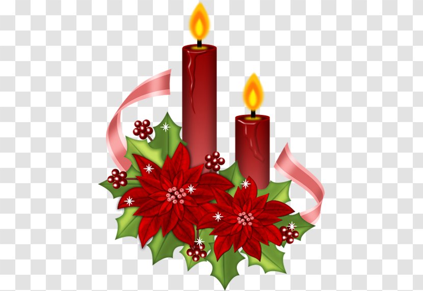 Christmas Advent Candle Wreath Clip Art - Elf - Poinsettia Pictures Transparent PNG