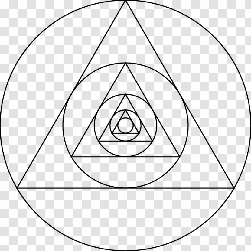Circle Triangle Drawing Clip Art - Incircle And Excircles Of A Transparent PNG