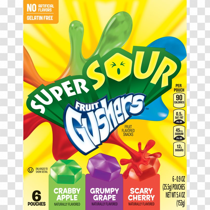 Gummi Candy Juice Punch Fruit Gushers Snacks - Video Game Software Transparent PNG