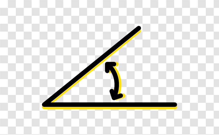 Line Angle Brand Clip Art - Yellow Transparent PNG