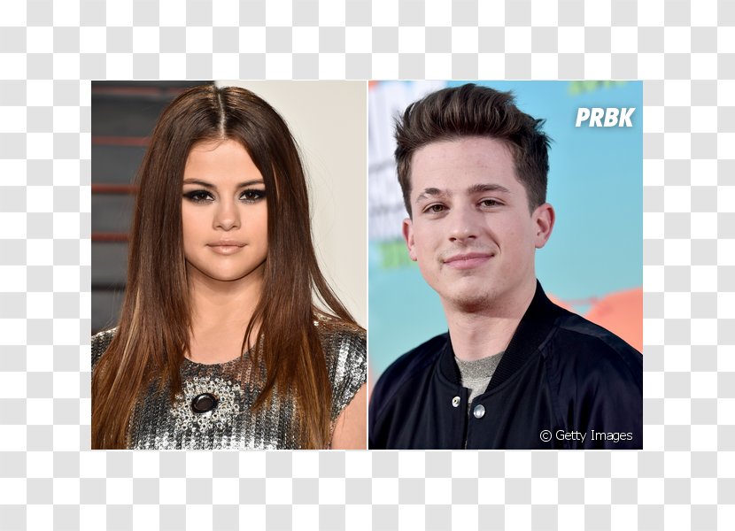 Selena Gomez The Weeknd Human Hair Color Hairstyle - Watercolor - Charlie Puth Transparent PNG