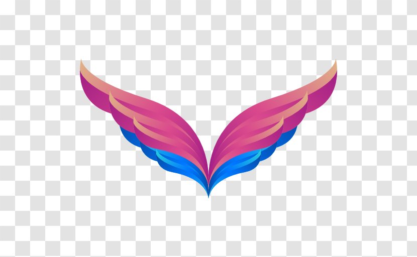 Wing Magenta Heart - Robarte Un Beso - Logo Transparent PNG