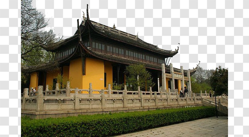 Changzhou Hongmei Park Animal Hospital Tianning Temple Yuehu Humble Administrators Garden - Villa - Left Side View Transparent PNG