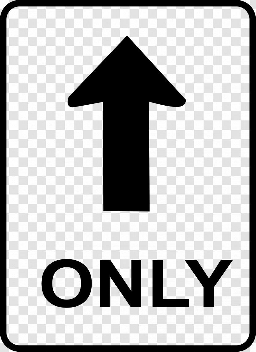 One-way Traffic Sign Clip Art - Triangle - Way Clipart Transparent PNG