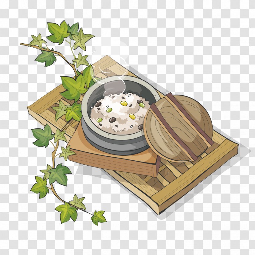 Takikomi Gohan Food Cooked Rice Dish - Vector Of Transparent PNG