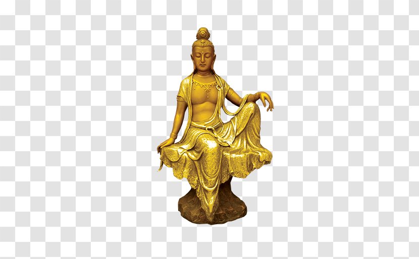 Golden Buddha Poster Statue - Buddhahood Transparent PNG