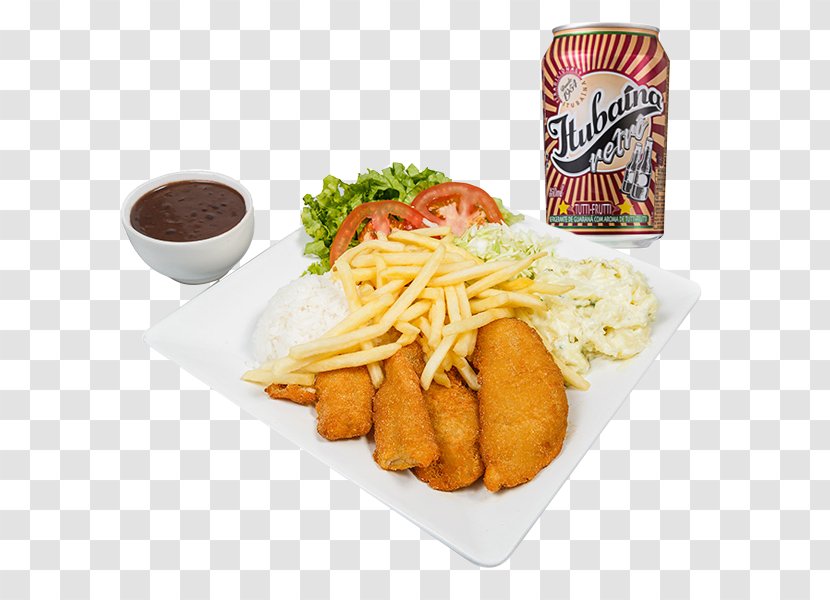 French Fries Fish And Chips Full Breakfast Chicken Nugget - Lunch - Junk Food Transparent PNG
