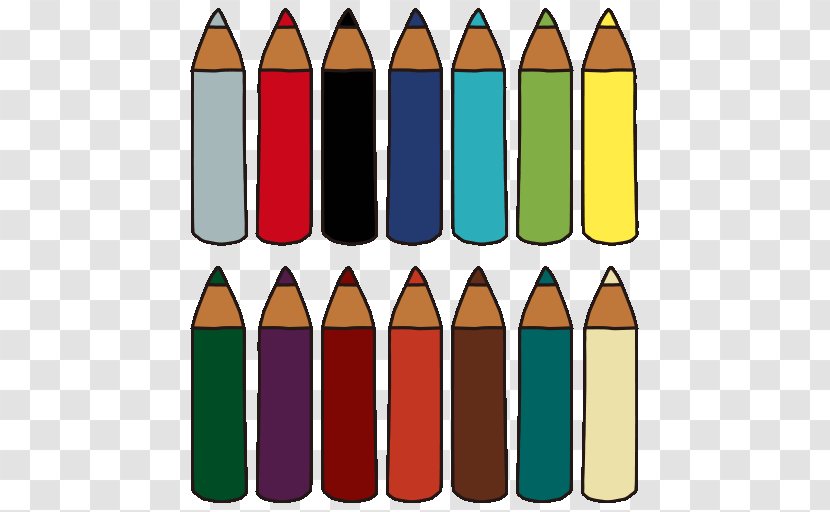 Pencil Color Gradient 蜜柑色 Clip Art - Bicycle Transparent PNG