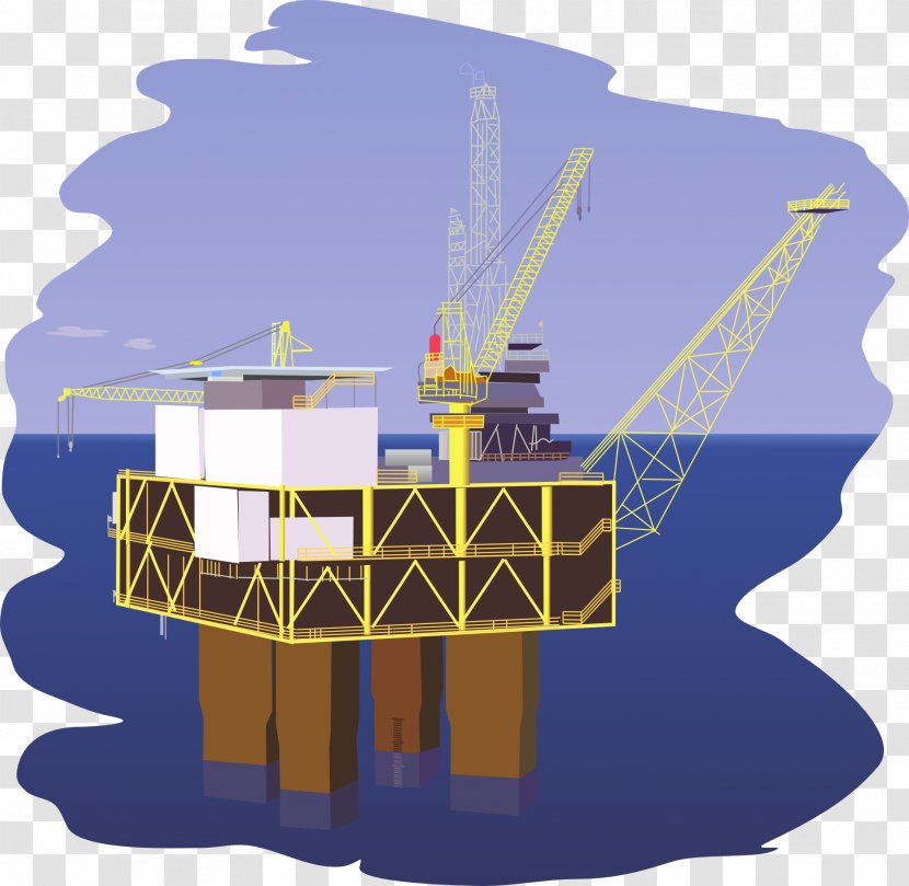 Drilling Rig Oil Platform Derrick Clip Art - Workover Transparent PNG