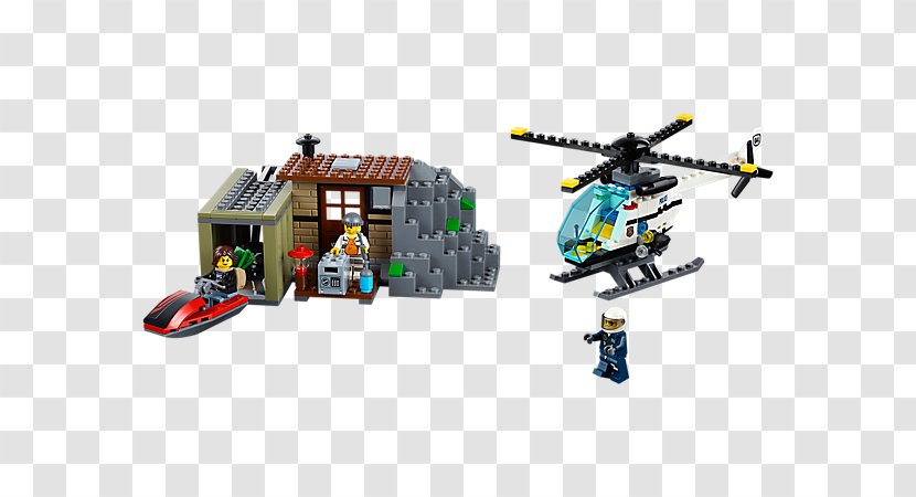 Amazon.com LEGO 60131 City Crooks Island Lego Toy - Ideas Transparent PNG