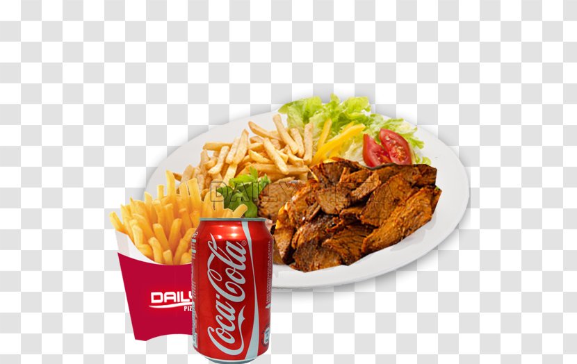 French Fries Full Breakfast Chicken And Chips Fried Street Food - Mediterranean Cuisine Transparent PNG