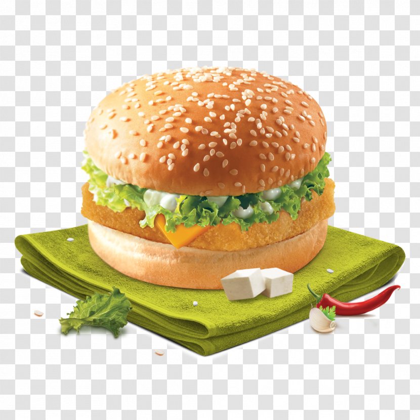 Cheeseburger Veggie Burger Hamburger Chicken Sandwich Fingers - Restaurant - King Transparent PNG
