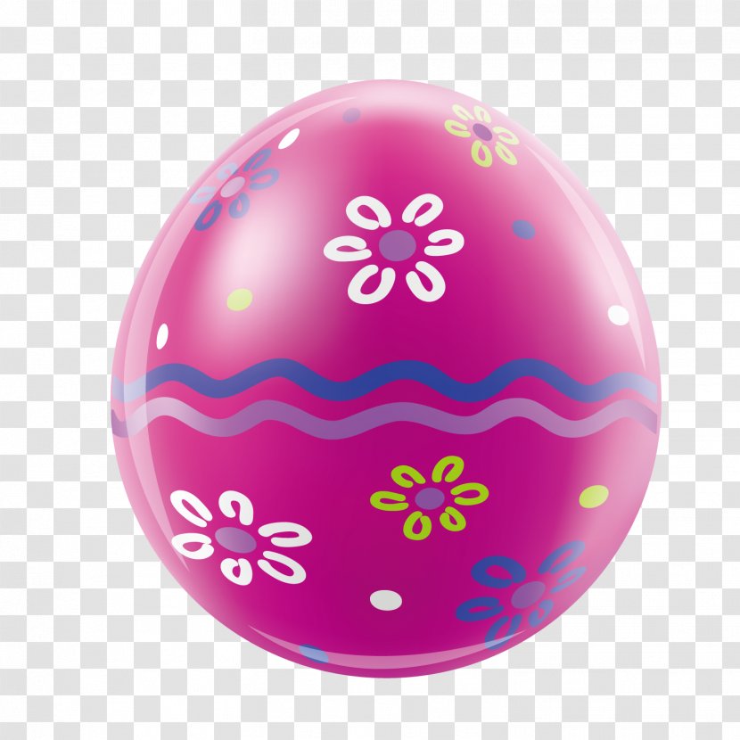 Egg Purple Easter - Red Transparent PNG