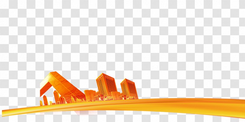 Angle Close-up Font - Orange - Golden City Transparent PNG
