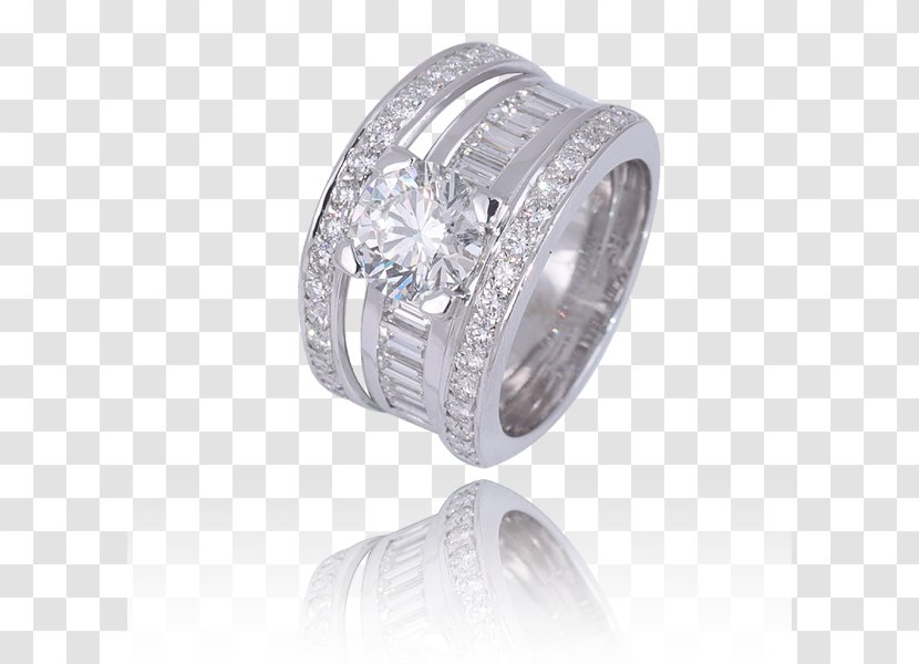 Jewellery Diamond Wedding Ring Silver Sapphire - Bijoux Transparent PNG