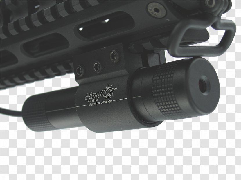 Laser Boresight Light Firearm - Silhouette - Green Transparent PNG