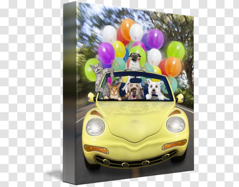 City Car Volkswagen Beetle Dog - Convertible Transparent PNG