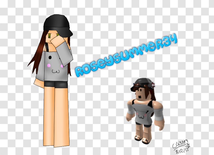 Roblox Drawing Woman Female - Cartoon - Ming Piece Simple Shading Transparent PNG