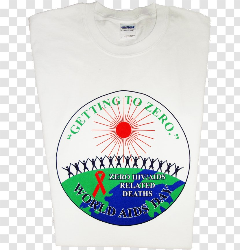 T-shirt Sleeveless Shirt Outerwear Font - Brand - World Aids Day Transparent PNG