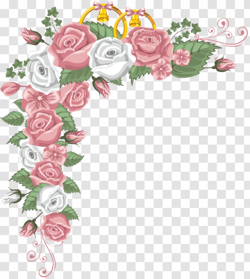 Watercolor Ribbon - Flower Bouquet - Cdr Transparent PNG