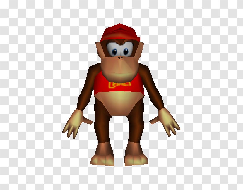 Donkey Kong 64 Diddy Racing Nintendo Banjo-Kazooie Super Smash Bros. - Mammal Transparent PNG