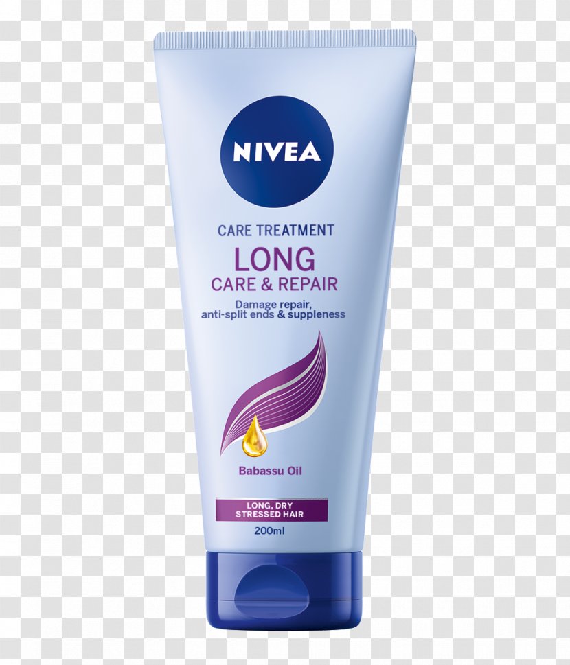 Lotion Sunscreen Nivea Shampoo Hair - Cream Transparent PNG