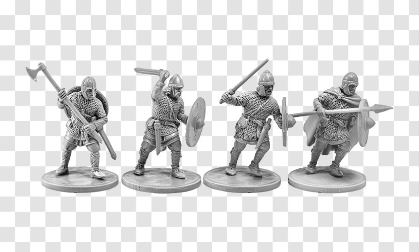 Anglo-Saxons Angles Housecarl Miniature Figure - Viking - Blood Material Transparent PNG