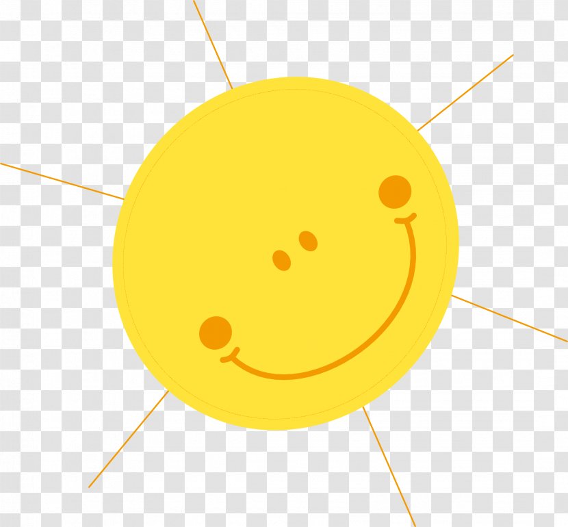 Yellow Euclidean Vector Angle - Emoticon - Sun Transparent PNG