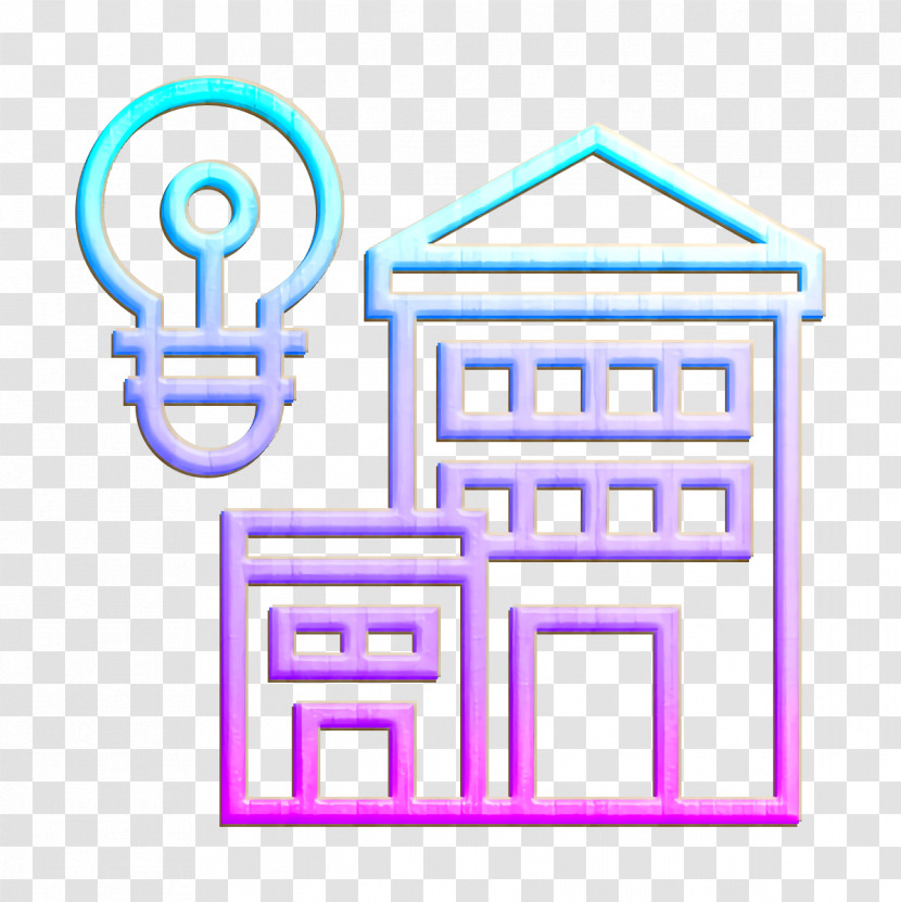 Financial Technology Icon Innovation Center Icon Transparent PNG