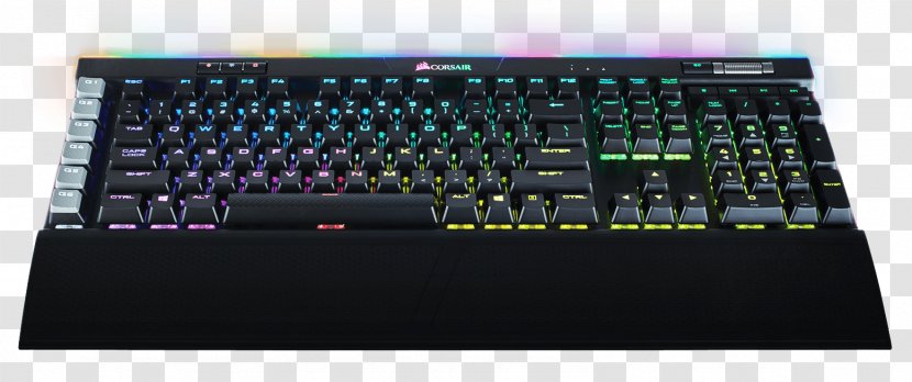 Computer Keyboard Corsair Gaming K95 Rgb Platinum Mechanical RGB Cherry MX Speed Color Model - Laptop Replacement Transparent PNG