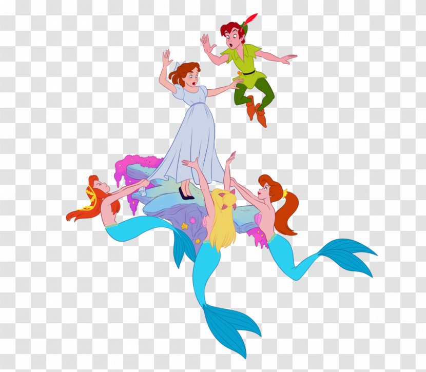 Peter Pan DeviantArt Tinker Bell Mermaid - Neverland Transparent PNG