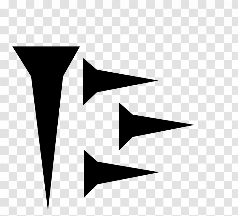 Logo Angle Point Font - Black M Transparent PNG