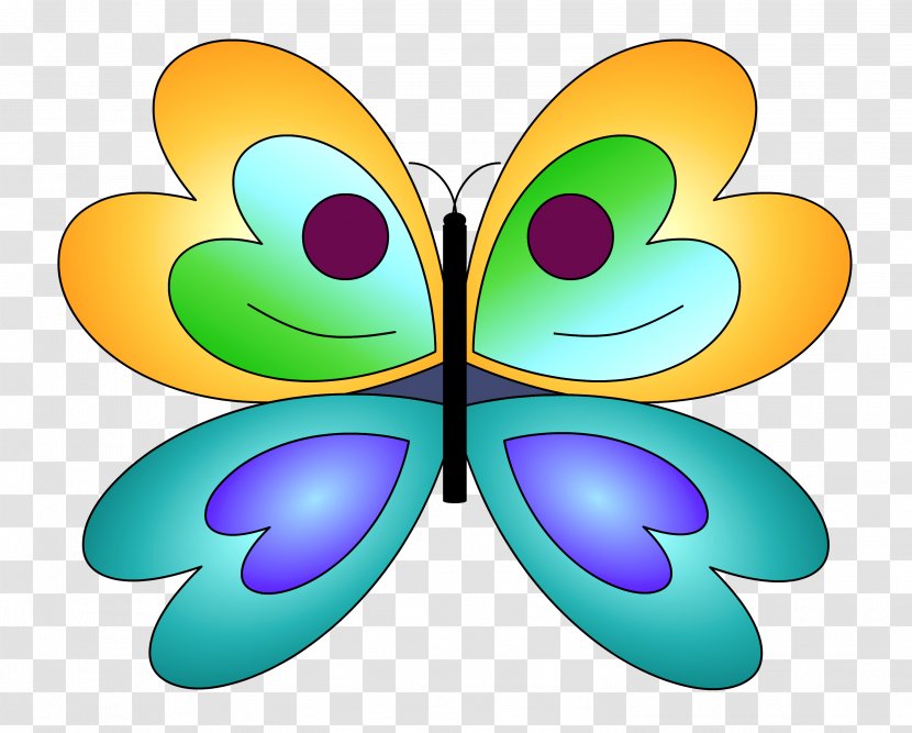 Nymphalidae Butterfly Blue Clip Art - Colorful Machine Transparent PNG