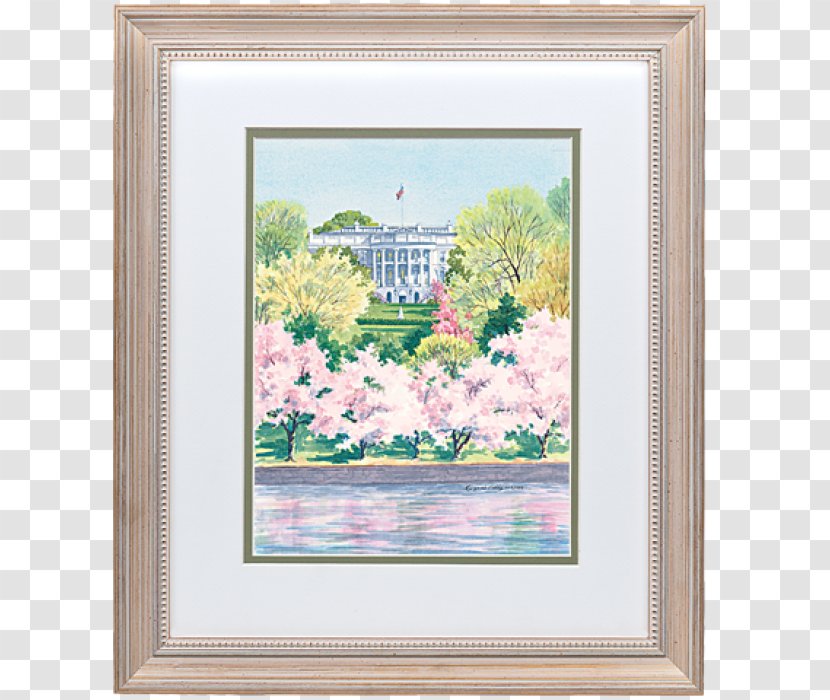 White House Tidal Basin Earring National Cherry Blossom Festival - Washington Dc Transparent PNG