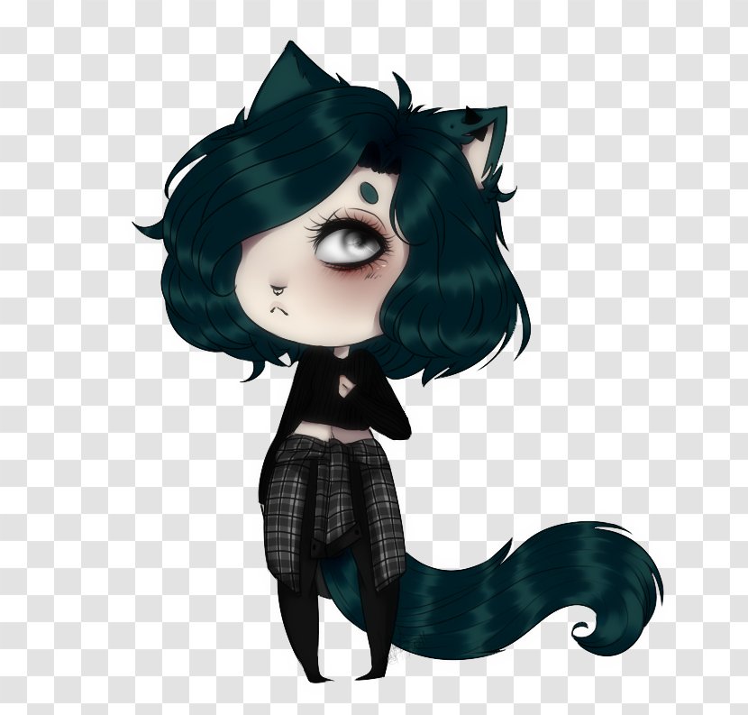 Teal Character Fiction - Shading Black Transparent PNG