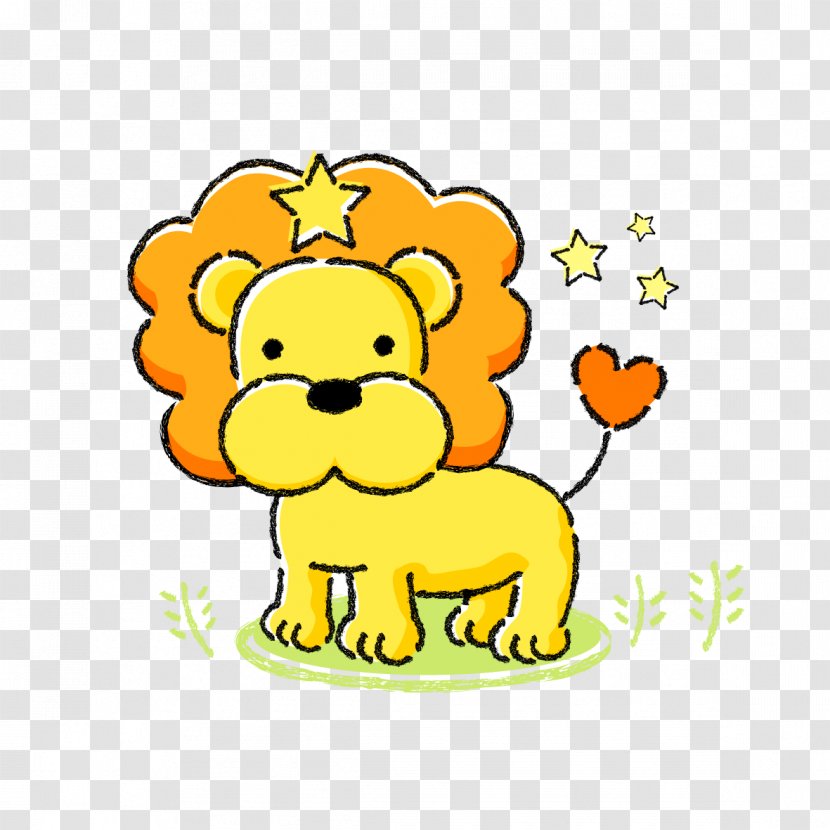 Leo Zodiac Aries Horoscope - Cat Like Mammal - Cartoon Lion Transparent PNG