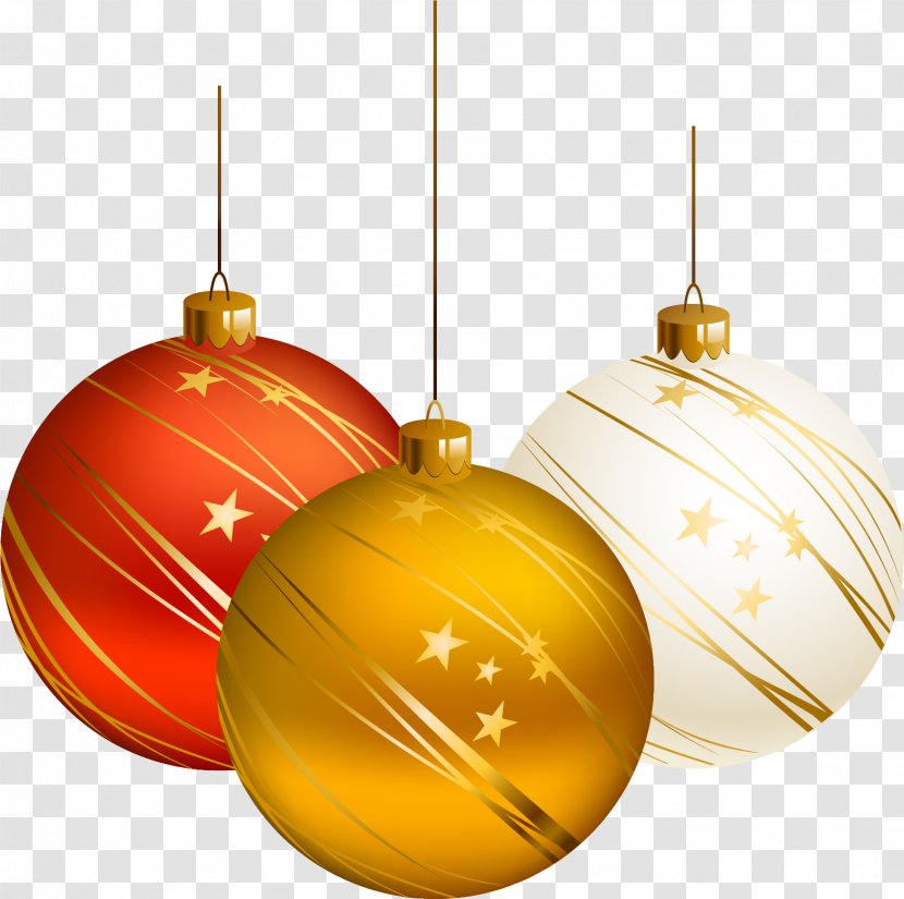Christmas Ornament Crystal Ball White - Colorful Transparent PNG