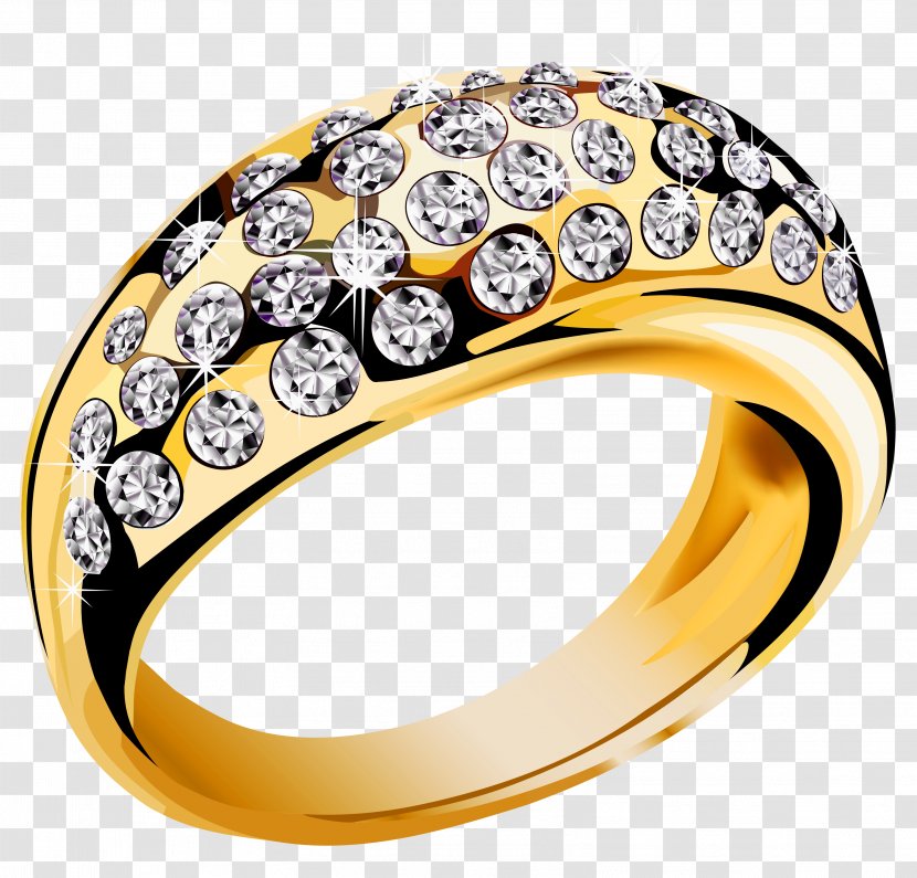 Earring Jewellery Gold - Ring Transparent PNG