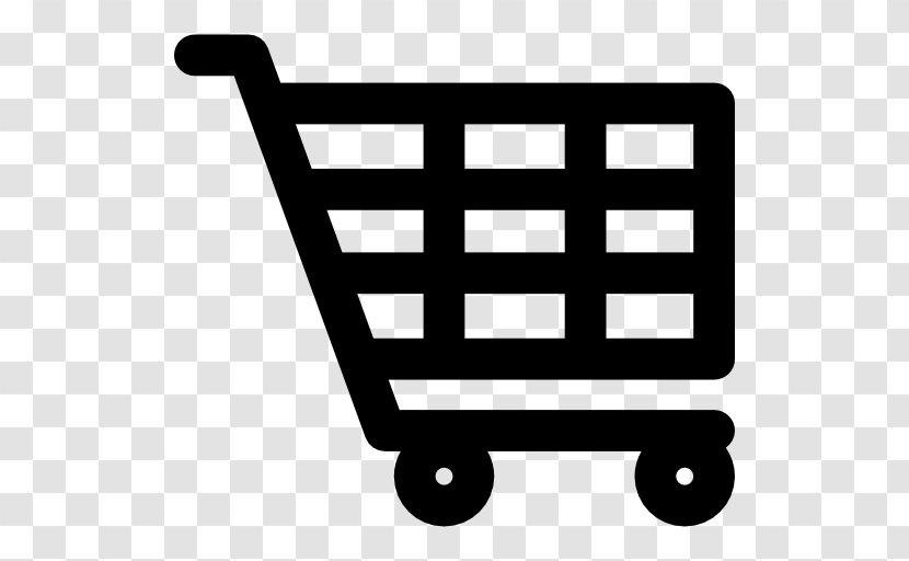 Shopping Cart Online - Black And White Transparent PNG