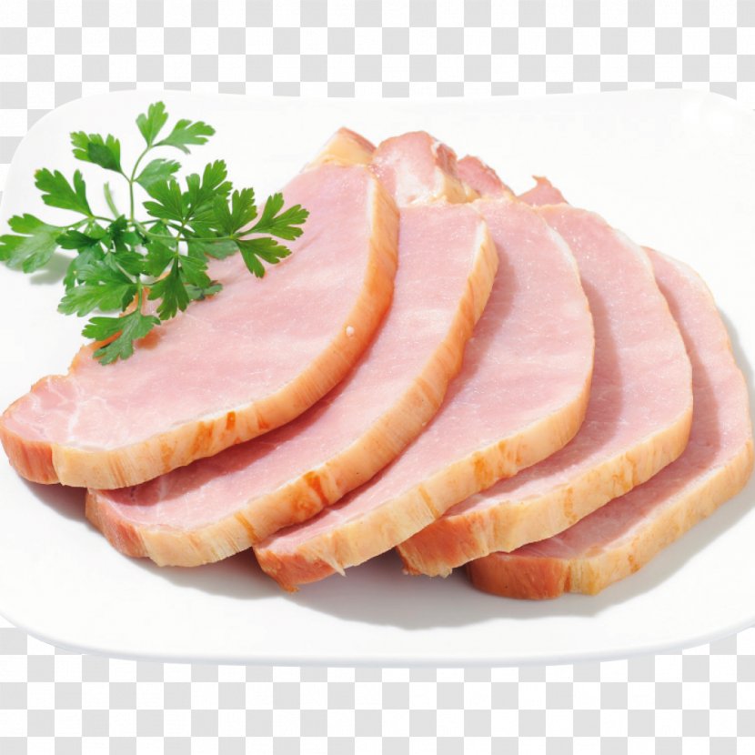 Bayonne Ham Back Bacon Galantine Meat - Gammon Transparent PNG