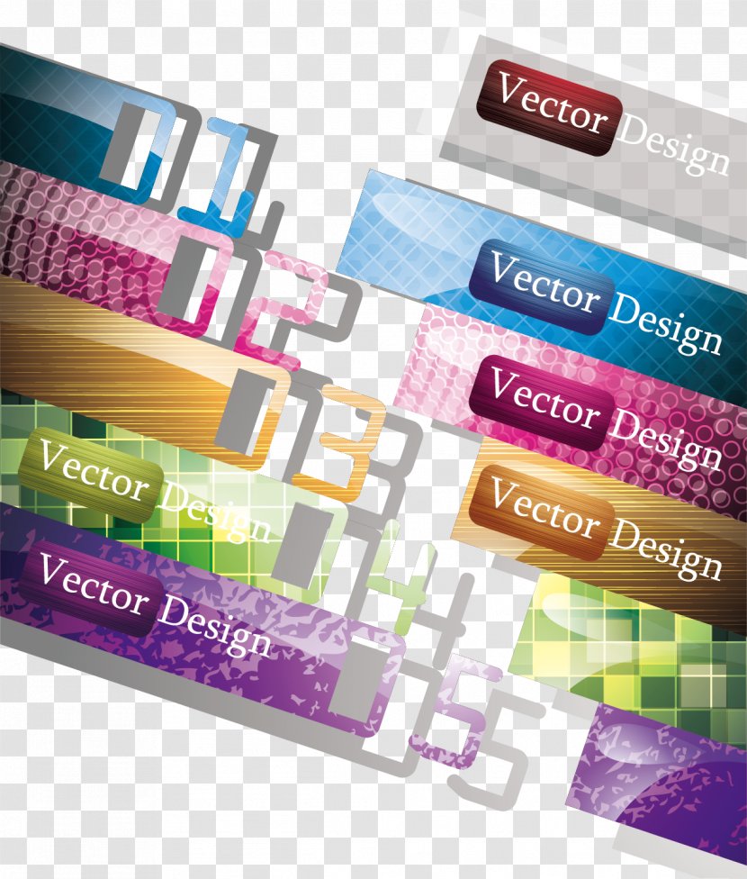 Web Banner - Text - Beautifully Colorful Fashion Label Transparent PNG