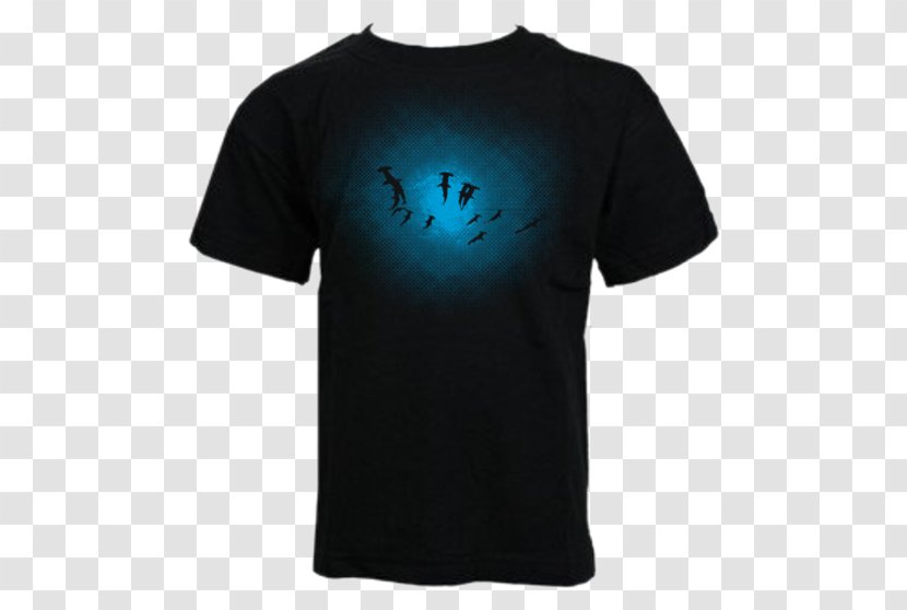 T-shirt Sleeve Crew Neck Clothing - Shirt - Shoal Of Fish Transparent PNG