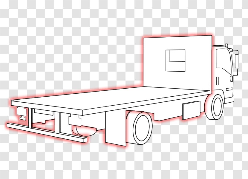 Line Angle Garden Furniture - Area - Isuzu Truck Transparent PNG