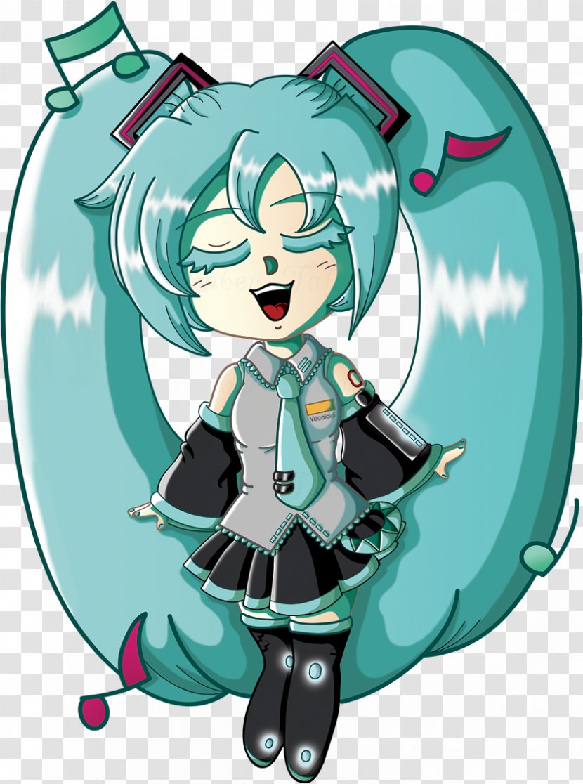 Vertebrate Green Clip Art - Silhouette - Hatsune Miku Fanart Transparent PNG